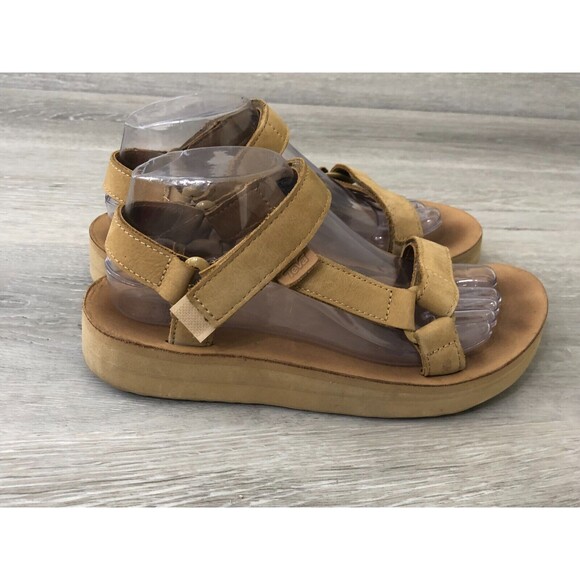 teva midform universal leather desert sand